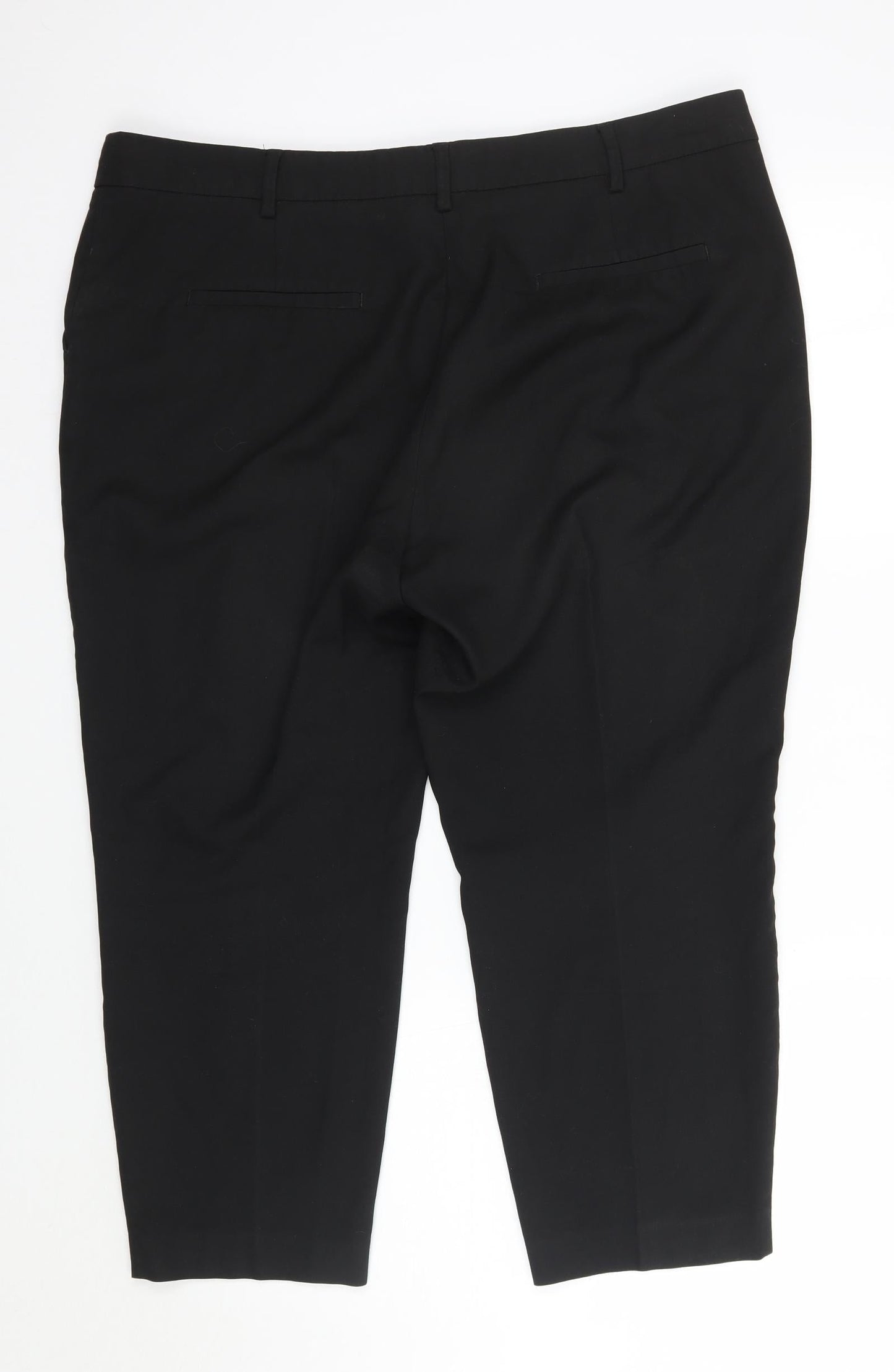 NEXT Womens Black   Trousers  Size 16 L24 in