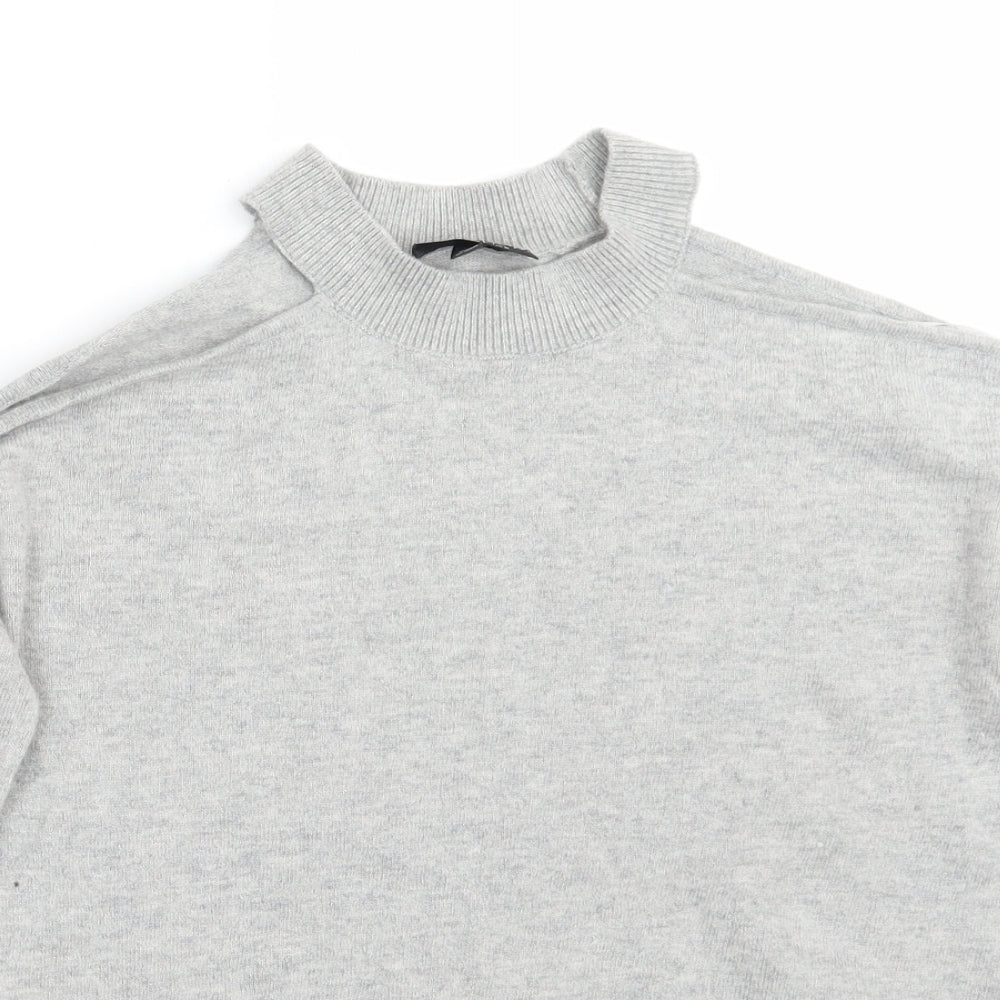 Topshop Womens Grey   Pullover Jumper Size 8