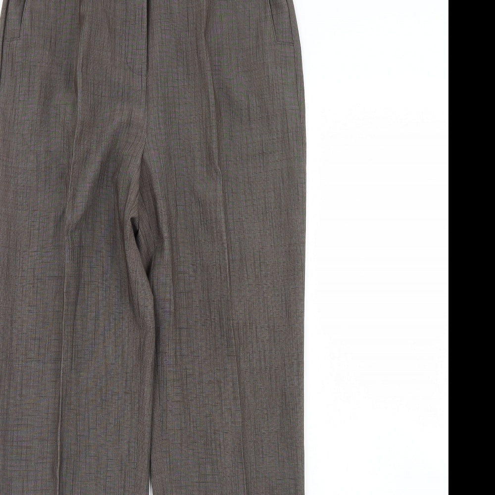 Oscan B Womens Brown   Trousers  Size 10 L30 in