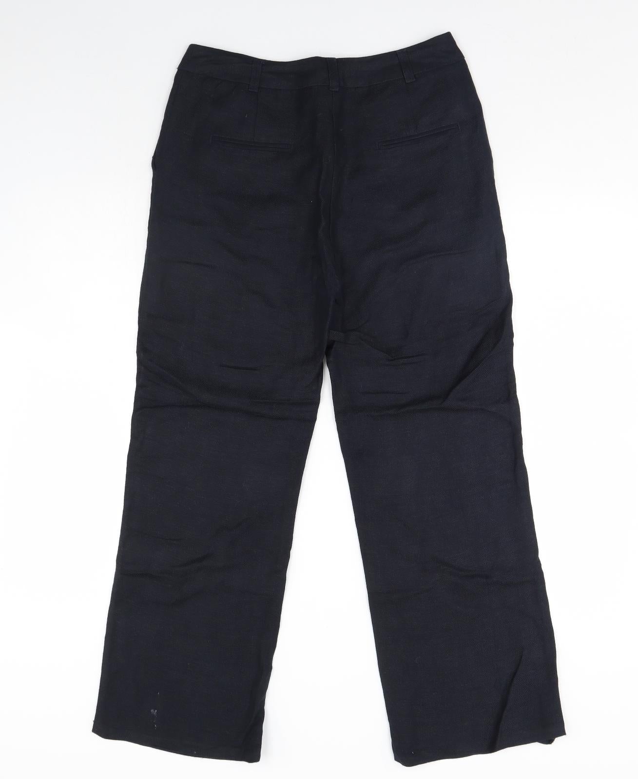 NEXT Womens Blue   Trousers  Size 8 L28 in
