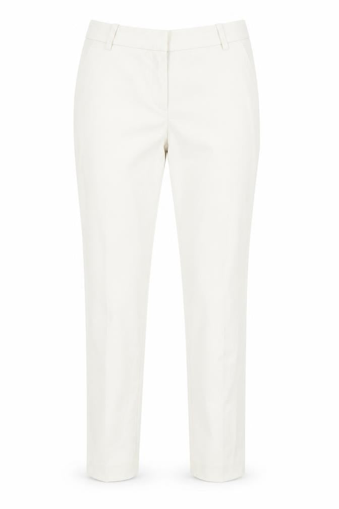 H&M Womens Ivory   Trousers  Size 6 L30 in