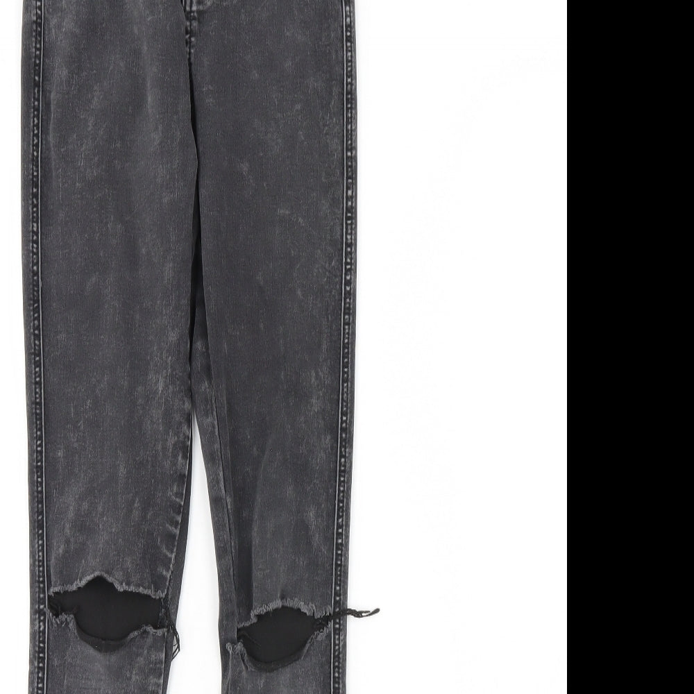 915 Girls Black  Denim Skinny Jeans Size 14 Years