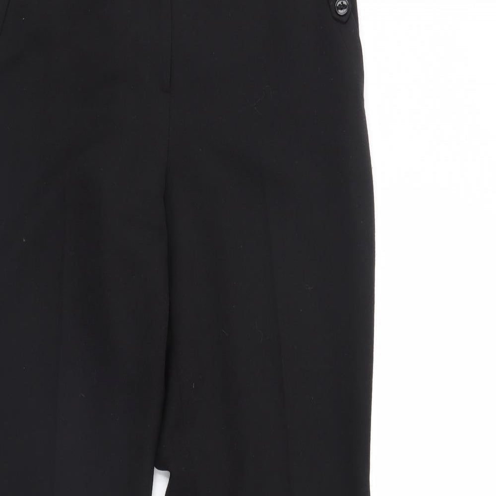 Wallis Womens Black   Trousers  Size 12 L32 in