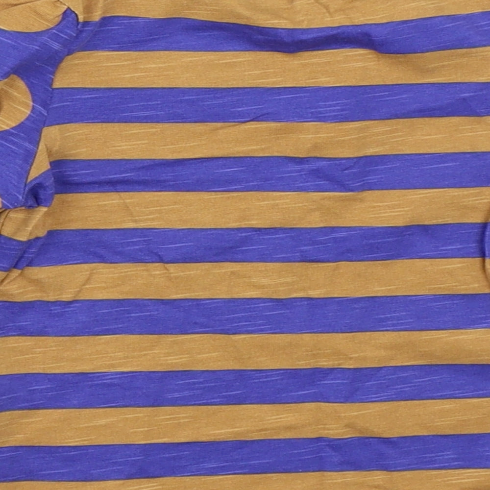 George Girls Blue Striped  Basic T-Shirt Size 18-24 Months