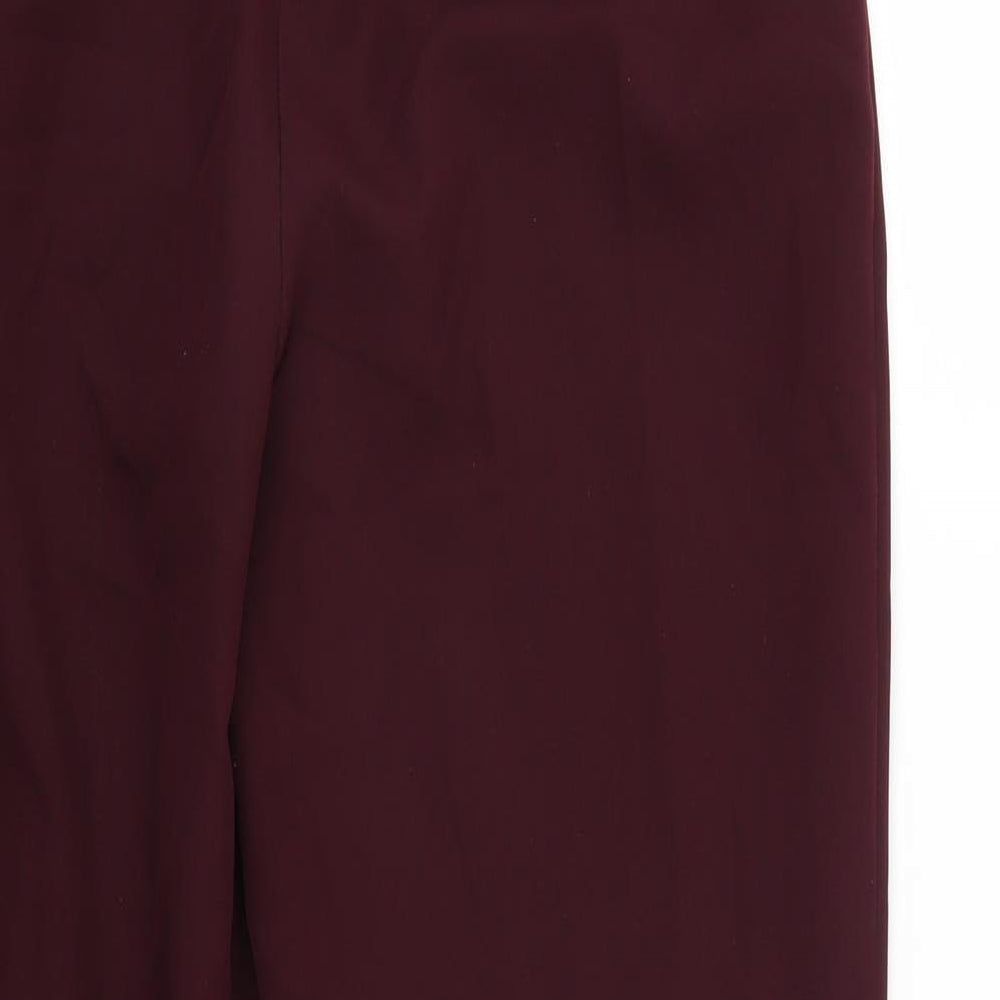 Miss Selfridge Womens Purple   Trousers  Size 10 L25 in