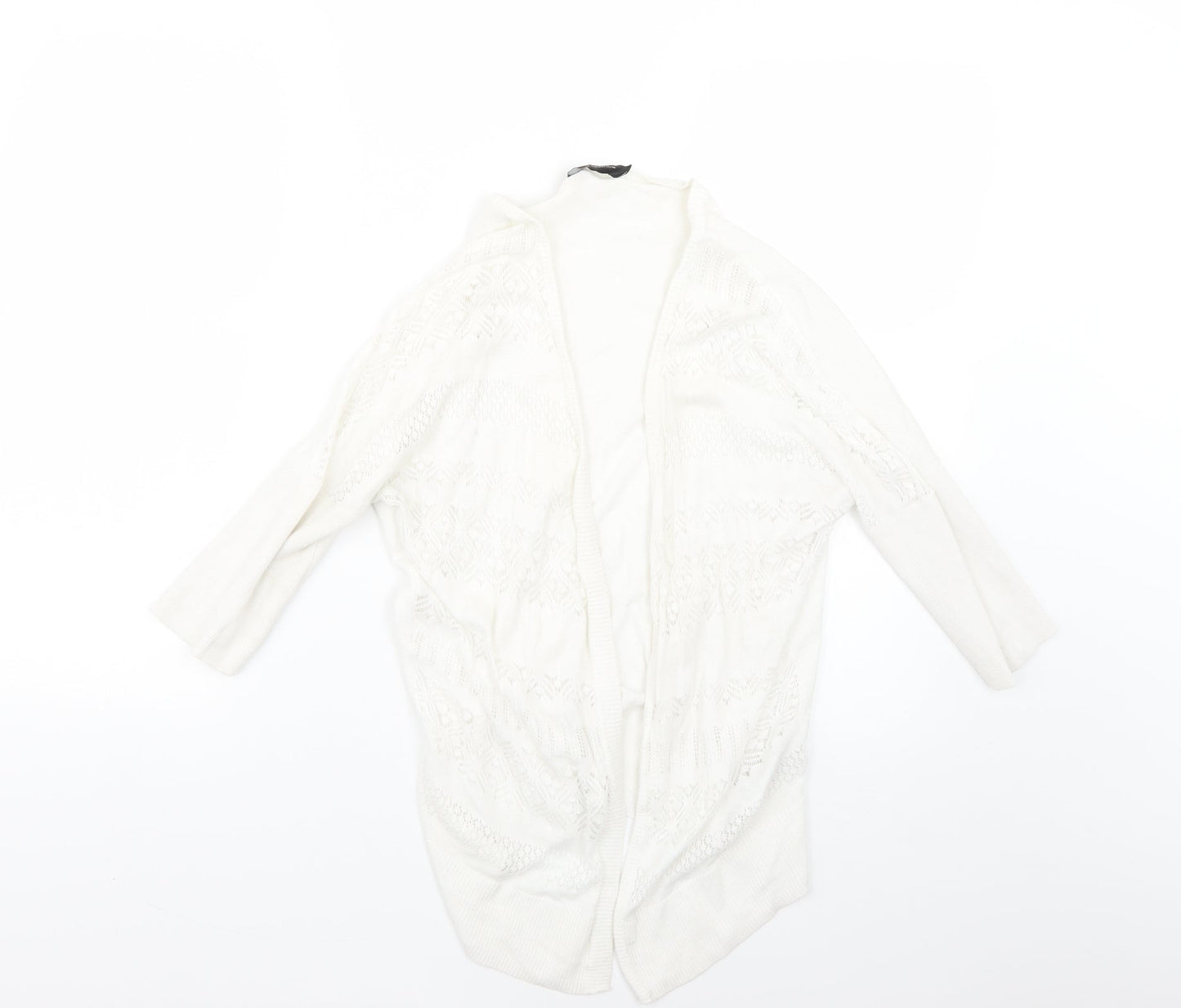 Dorothy Perkins Womens White   Cape Jumper Size S