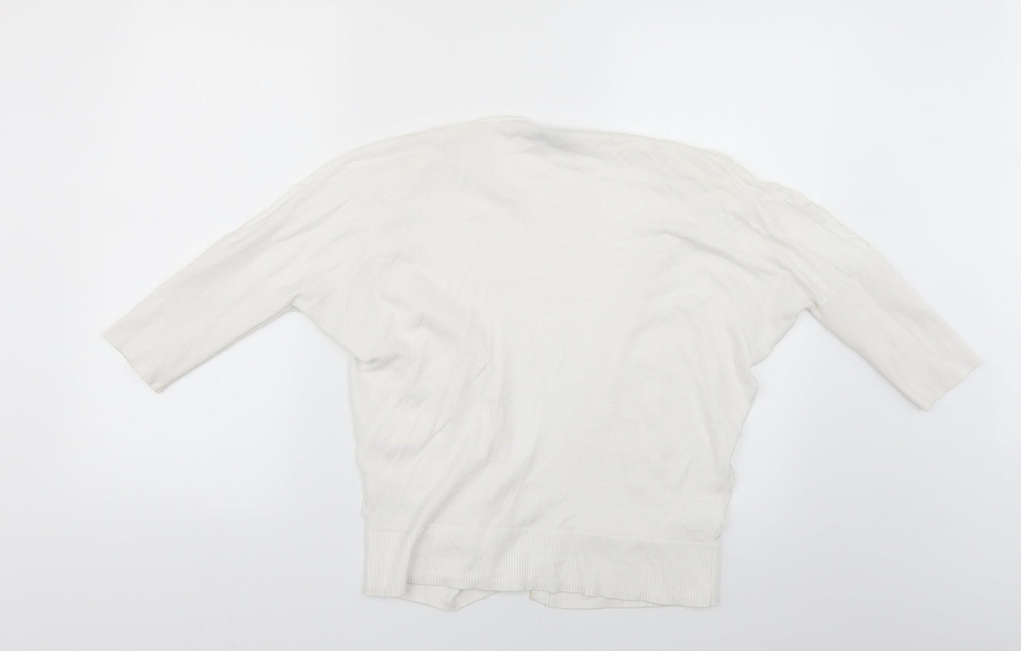 Dorothy Perkins Womens White   Cape Jumper Size S