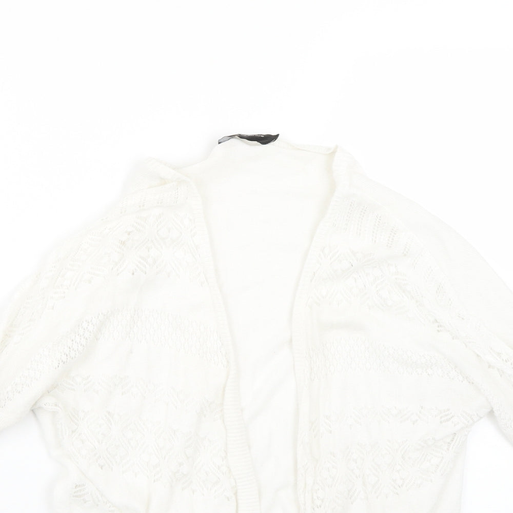 Dorothy Perkins Womens White   Cape Jumper Size S