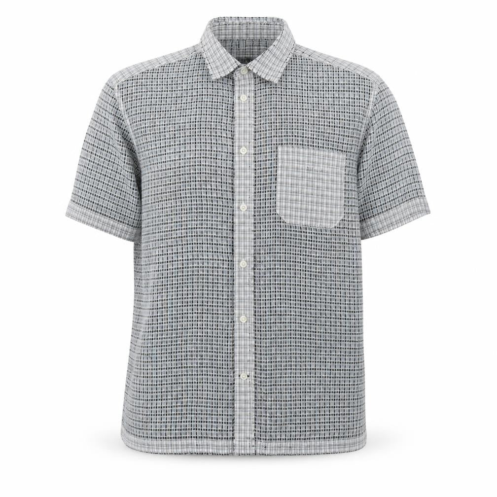 Marks and Spencer Mens Multicoloured Check   Button-Up Size M