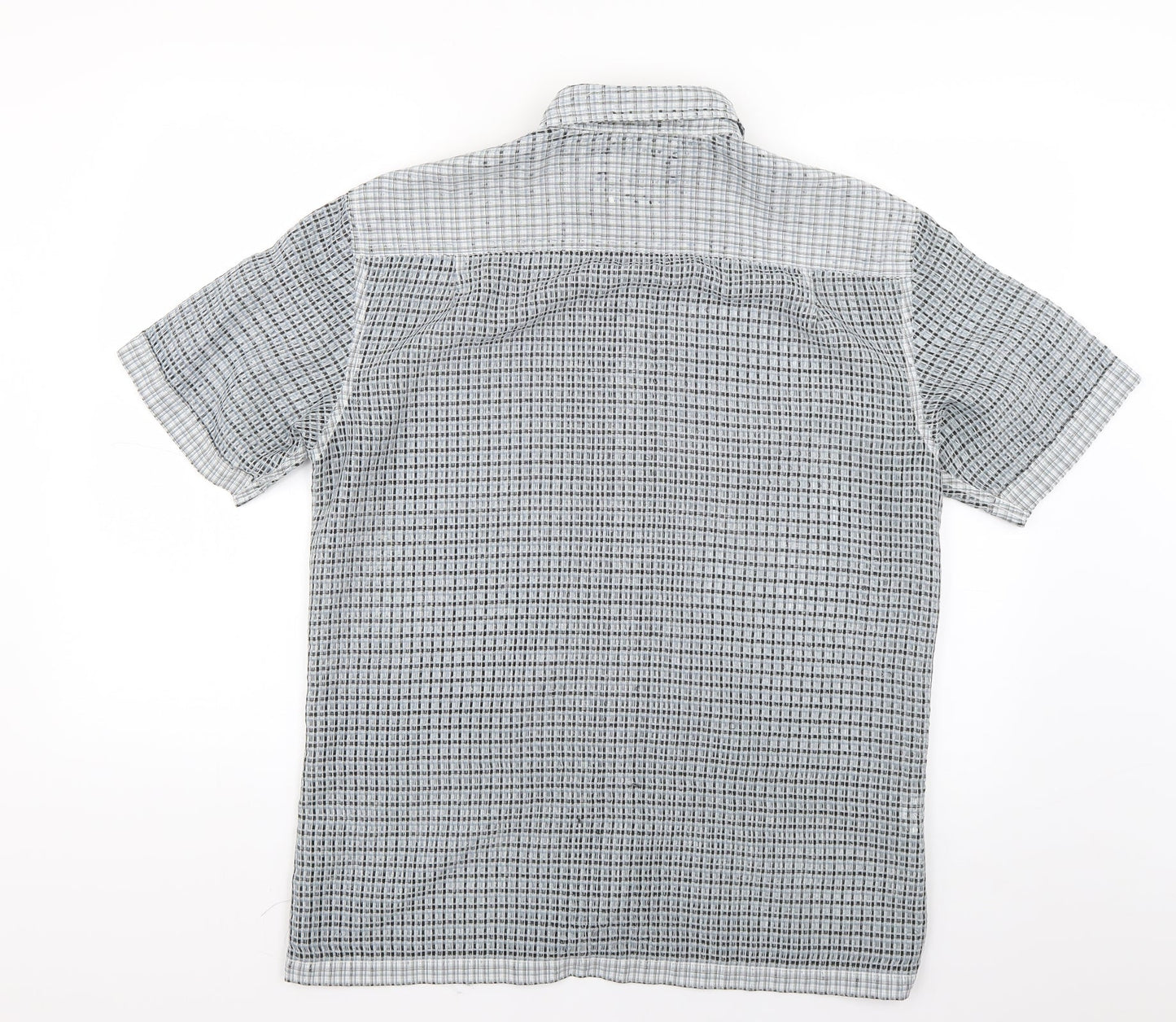 Marks and Spencer Mens Multicoloured Check   Button-Up Size M