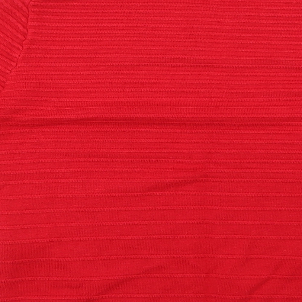 Warehouse Womens Red   Pullover Jumper Size 6