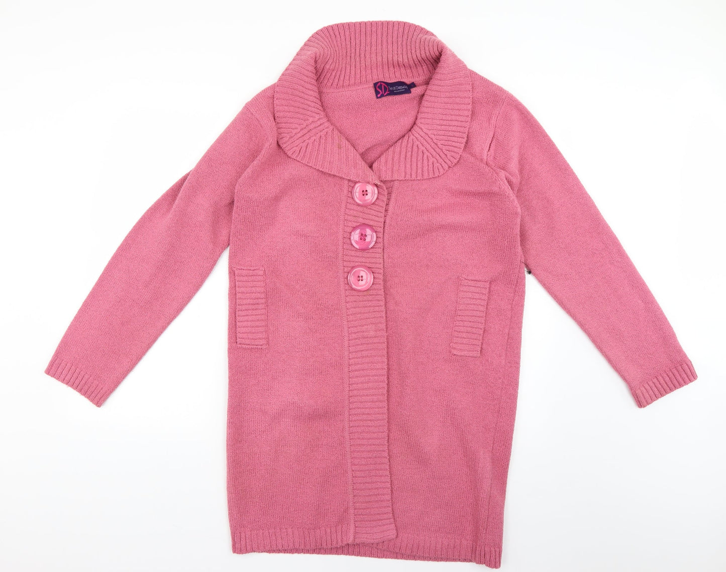 sarah dunnway Womens Pink   Cape Jumper Size L
