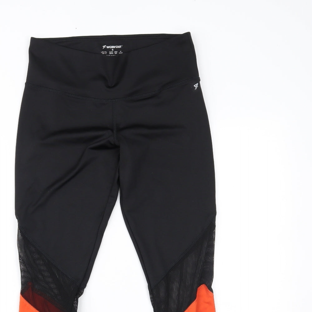 workout Womens Black    Leggings Size S L25 in