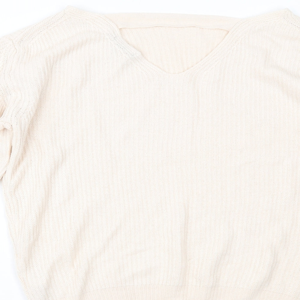 New Look Womens Beige   Pullover Jumper Size S