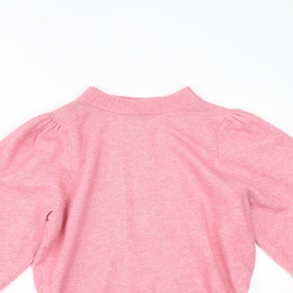 H&M Womens Pink   Pullover Jumper Size S