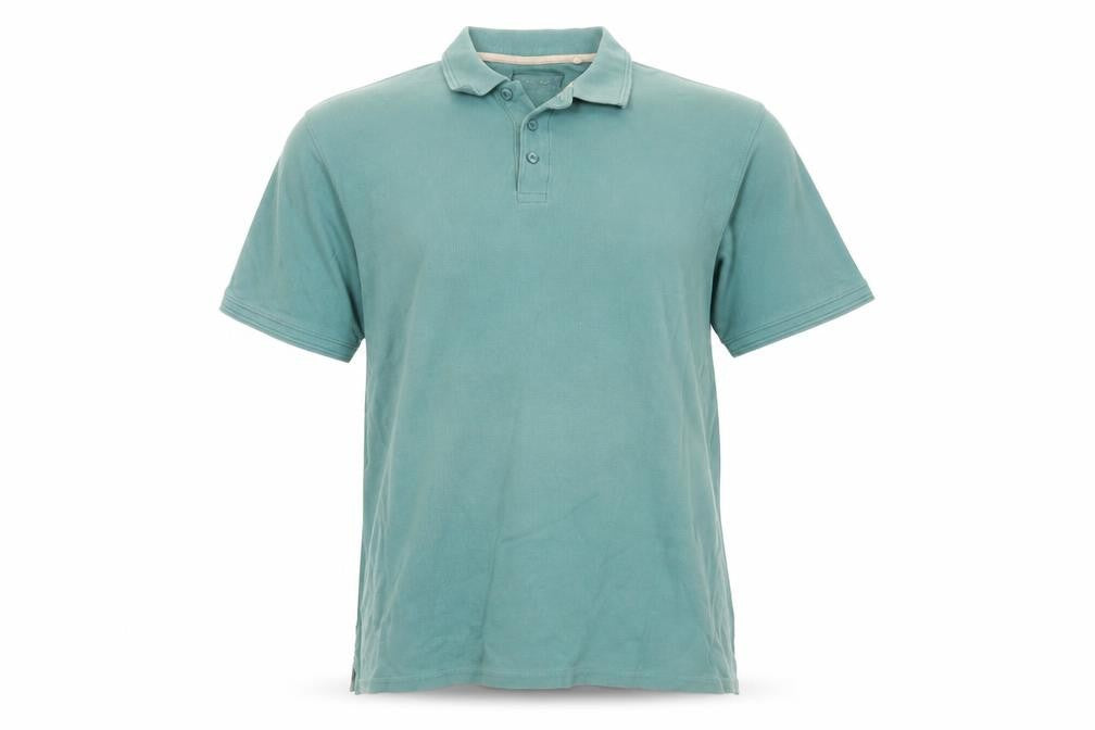 Maine New England Mens Green    Polo Size M