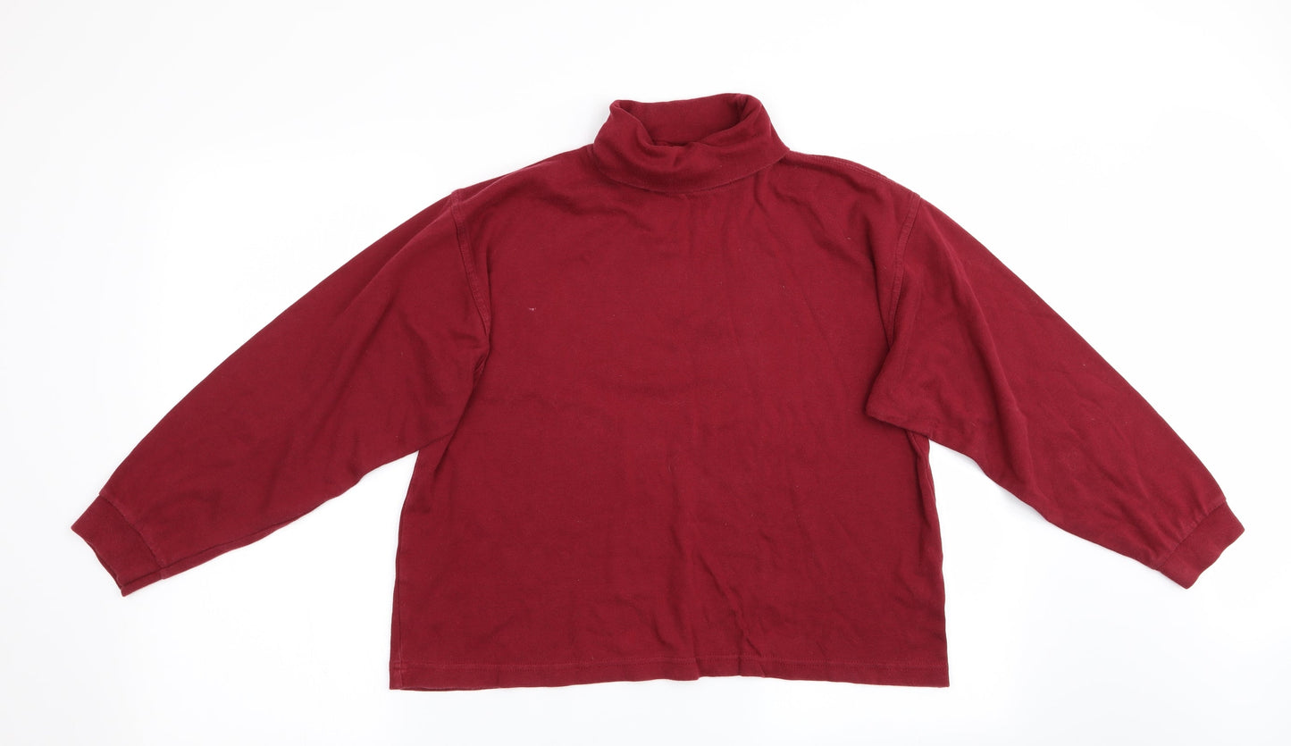 Compliments Womens Red   Pullover Jumper Size M
