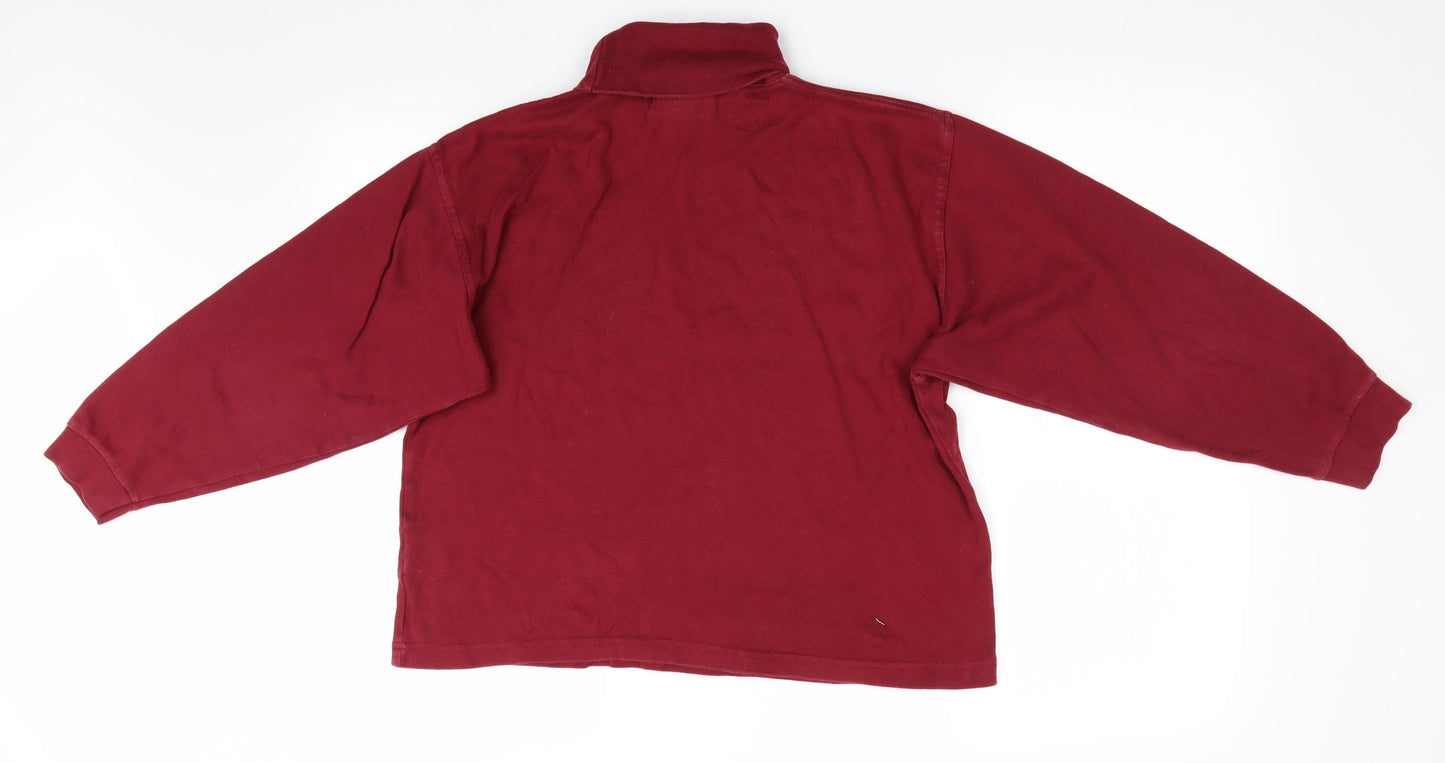 Compliments Womens Red   Pullover Jumper Size M
