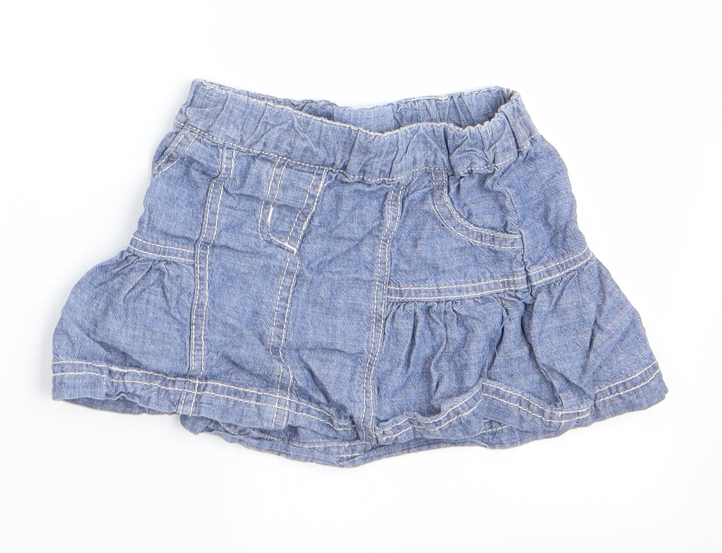 George Girls Blue   A-Line Skirt Size 3-6 Months