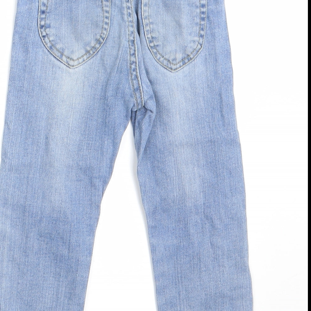 name it Girls Blue   Cargo Jeans Size 18-24 Months