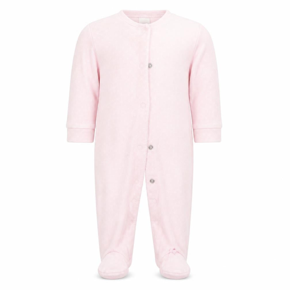 NEXT Girls Pink Polka Dot  Babygrow One-Piece Size 3-6 Months