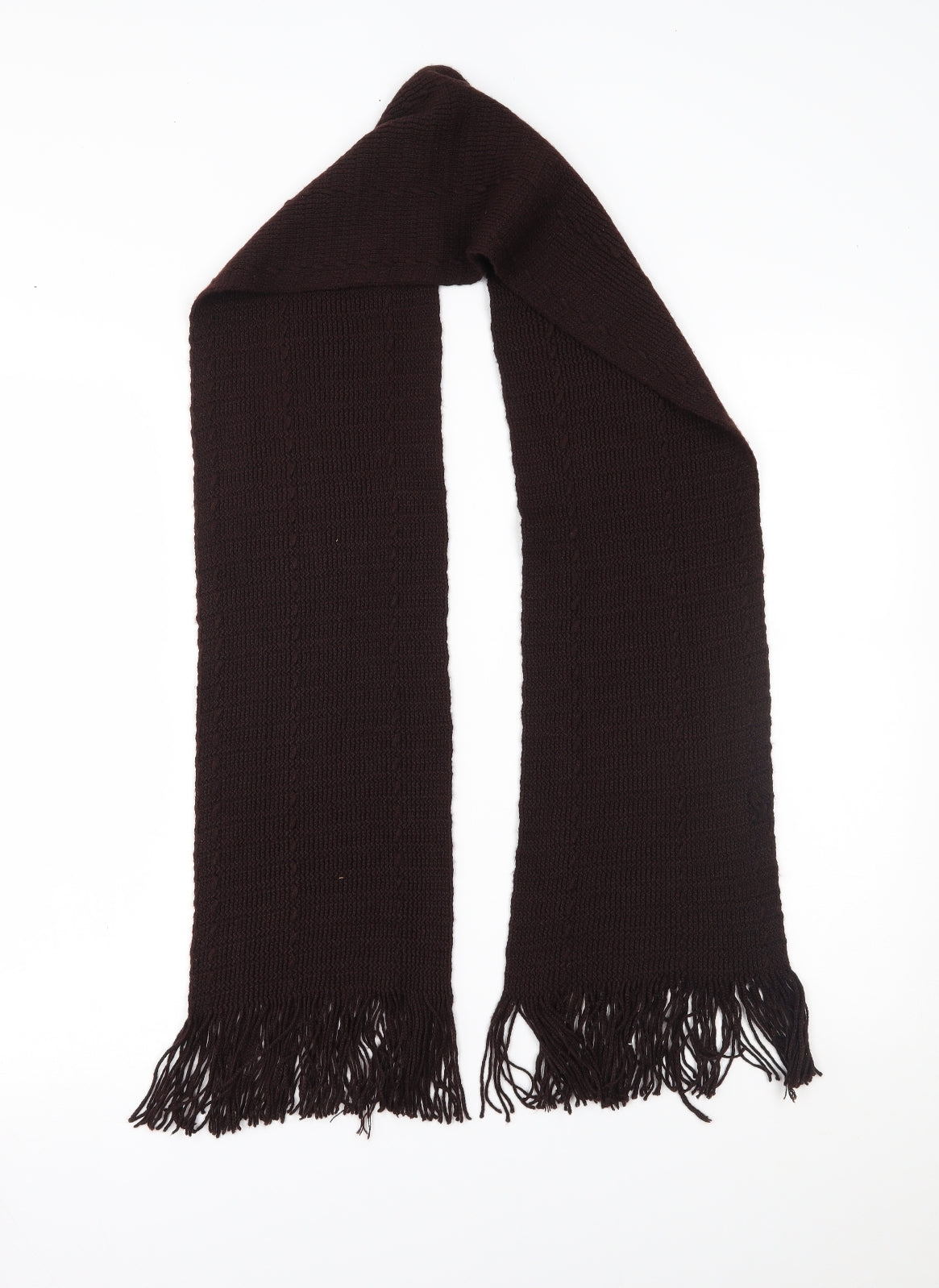 Preworn Womens Black    Scarf