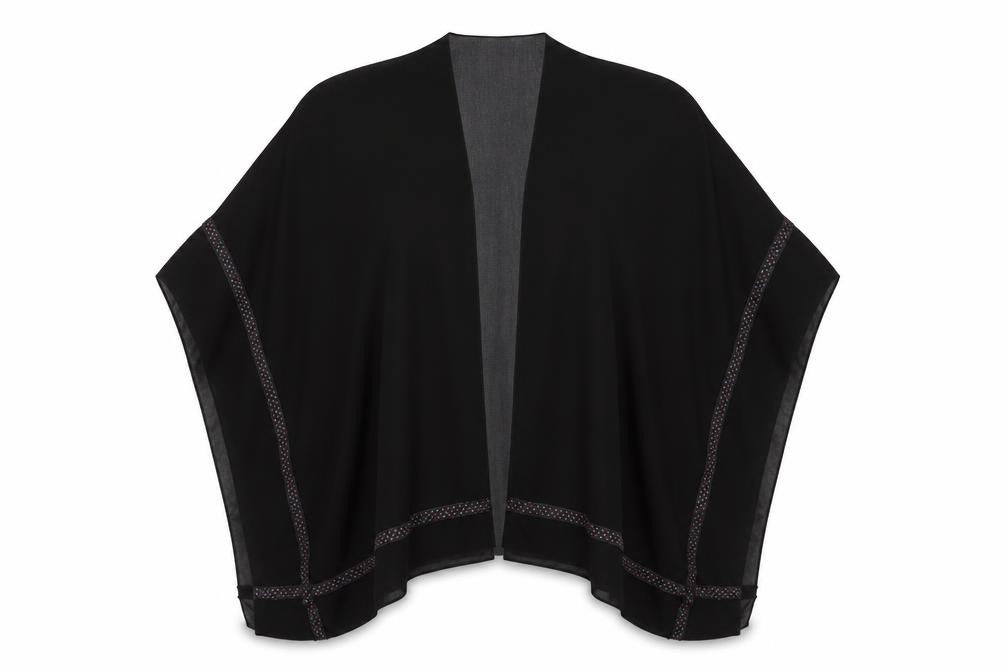 Preworn Womens Black   Cape Jumper One Size