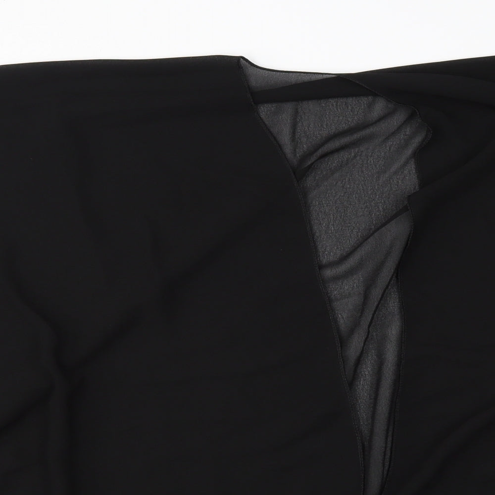 Preworn Womens Black   Cape Jumper One Size