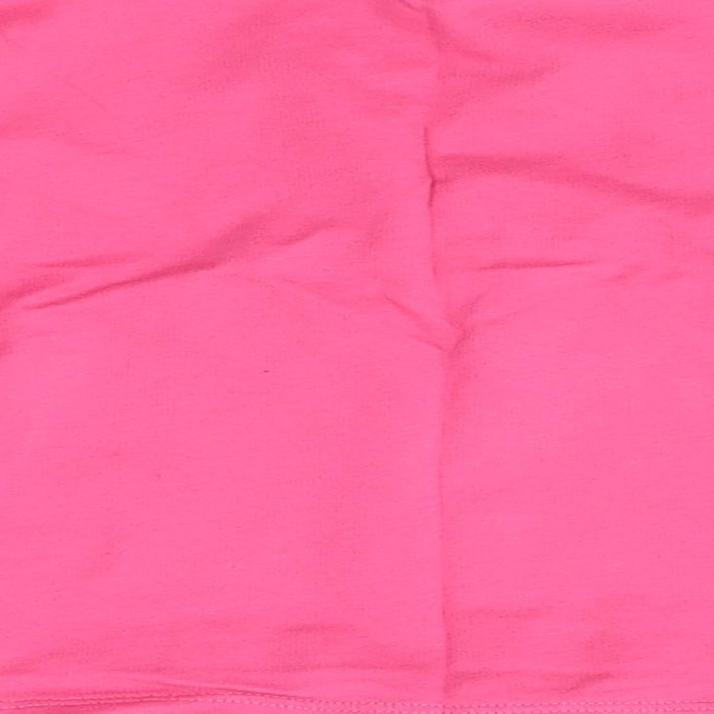 H&M Girls Pink   Basic T-Shirt Size 4-5 Years  - hello