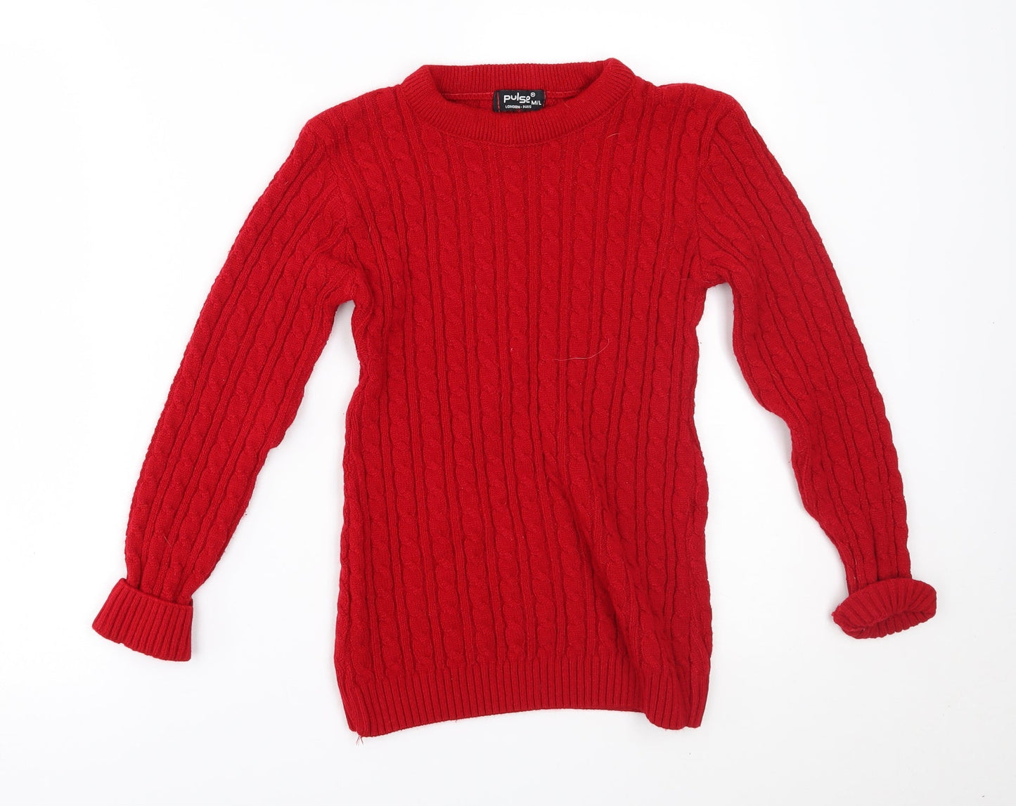 Pulse Womens Red   Pullover Jumper Size M