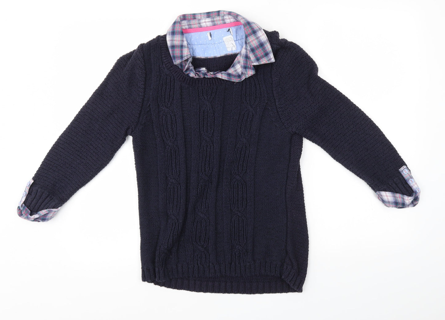 Preworn Womens Multicoloured  Knit Pullover Jumper Size 8