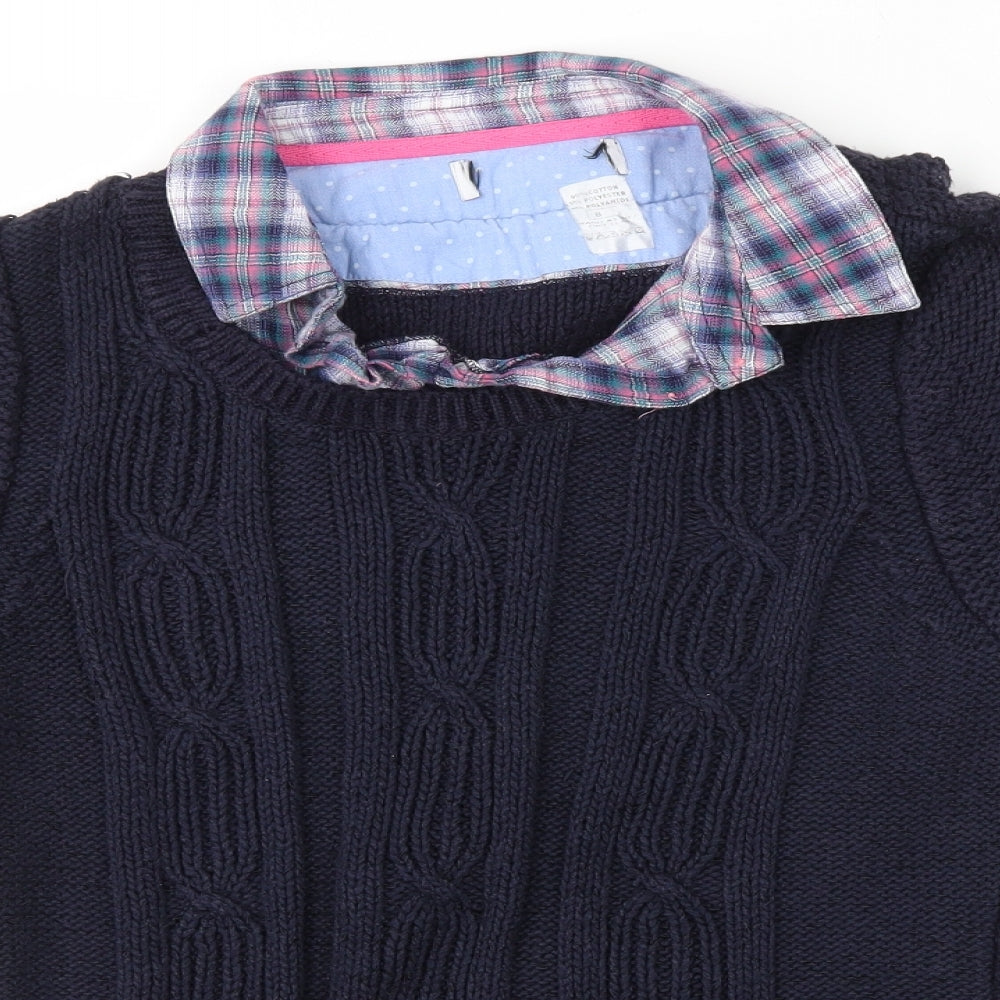 Preworn Womens Multicoloured  Knit Pullover Jumper Size 8