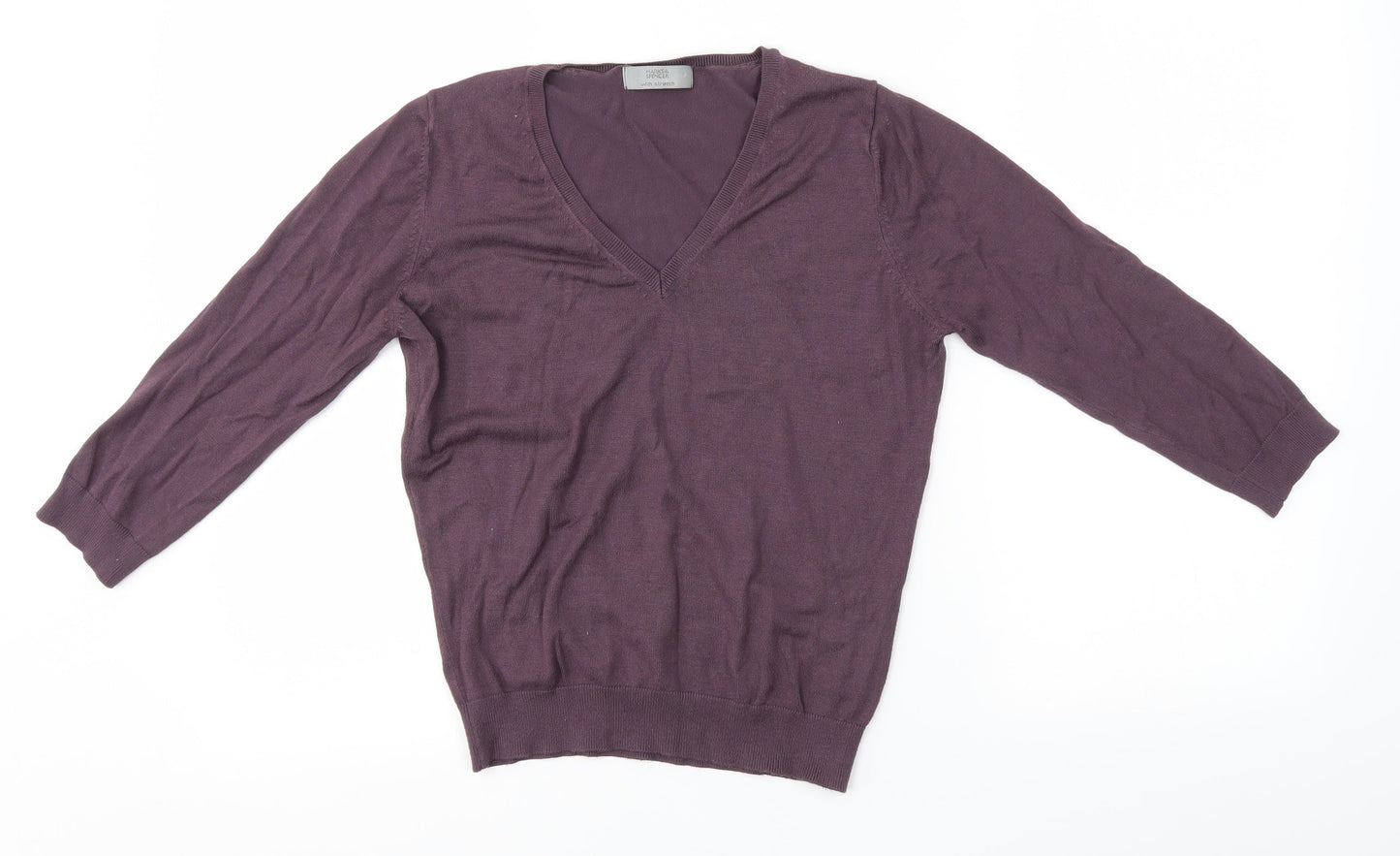 M&S Womens Purple   Pullover Jumper Size 12