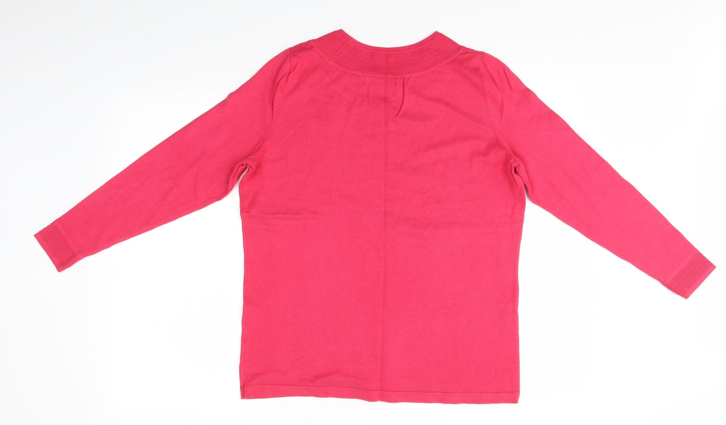 BM Collection Womens Pink   Pullover Jumper Size S