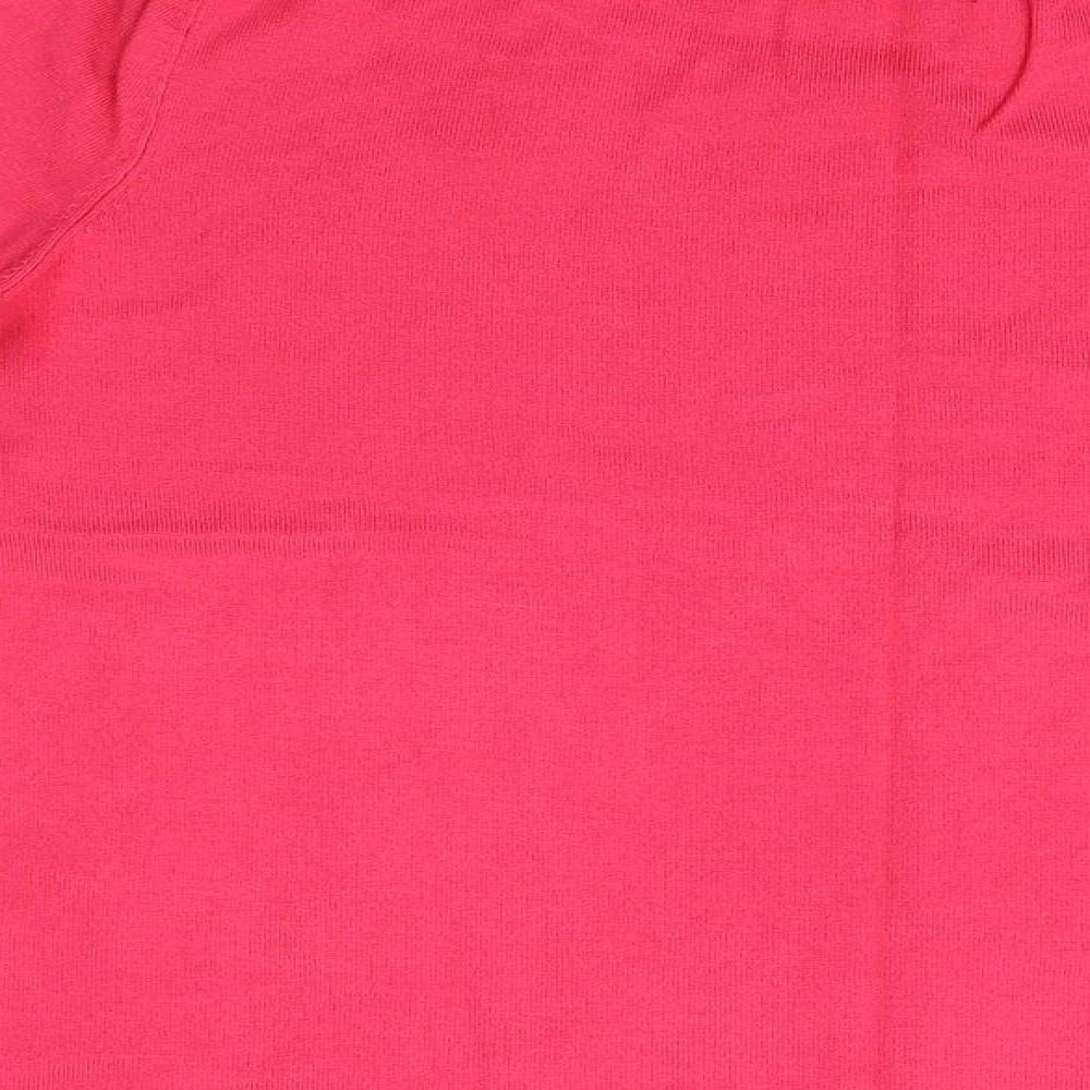 BM Collection Womens Pink   Pullover Jumper Size S