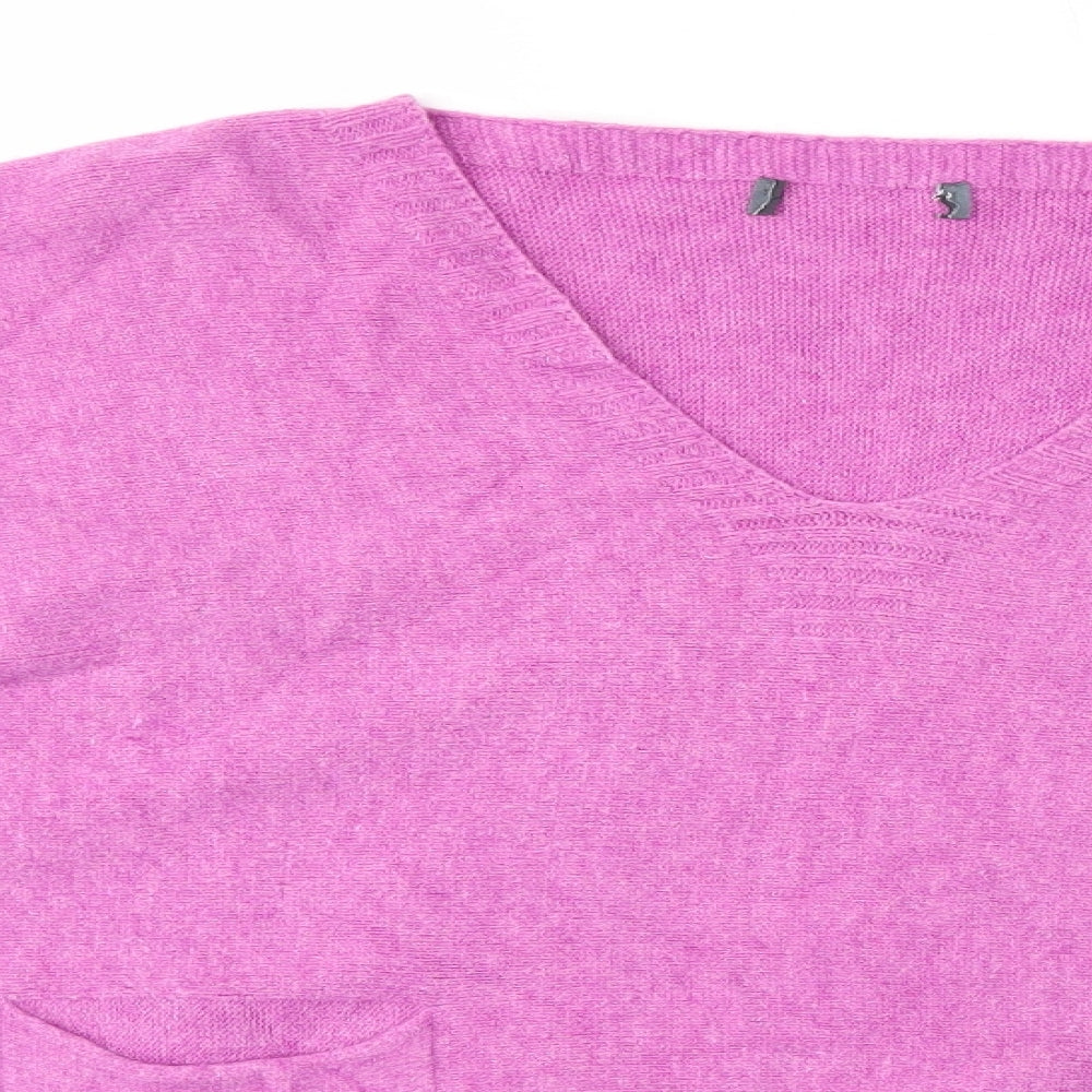 Preworn Womens Purple   Full Zip Jumper Size M