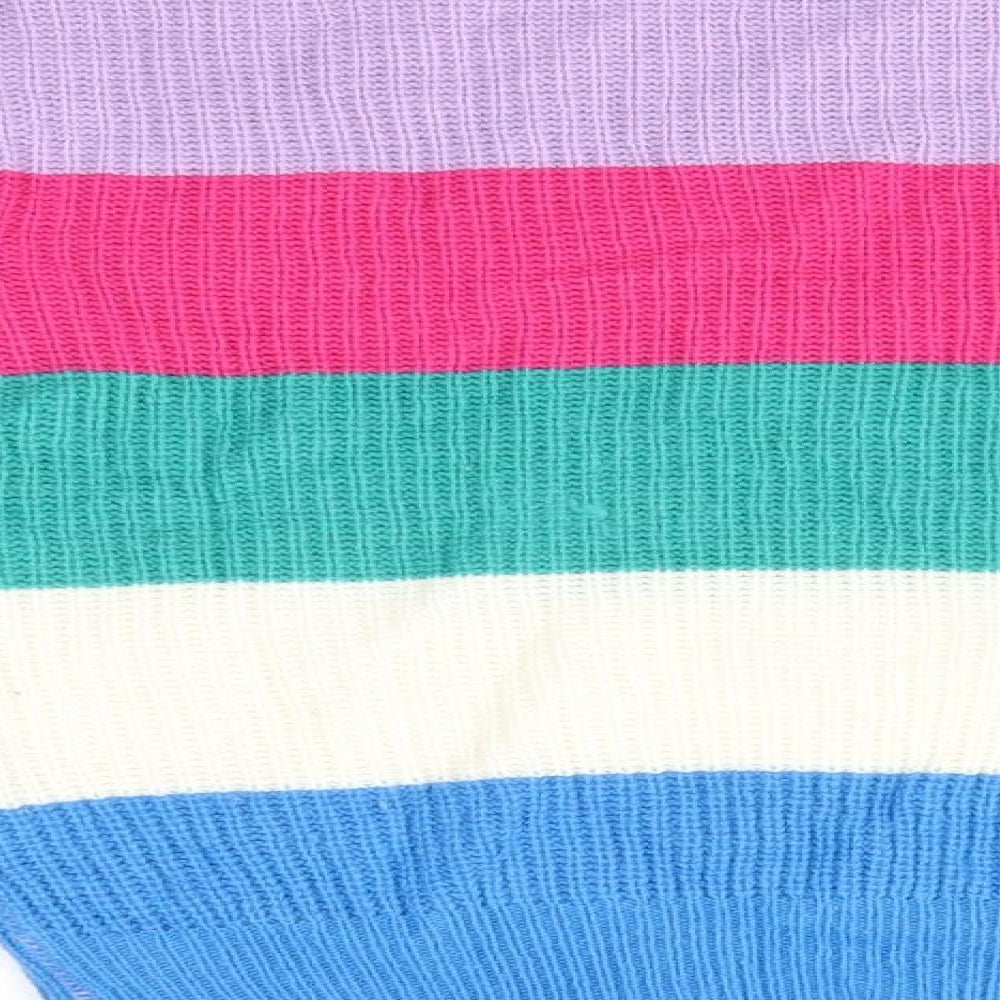 Studio Womens Multicoloured Striped  Pullover Jumper Size 8