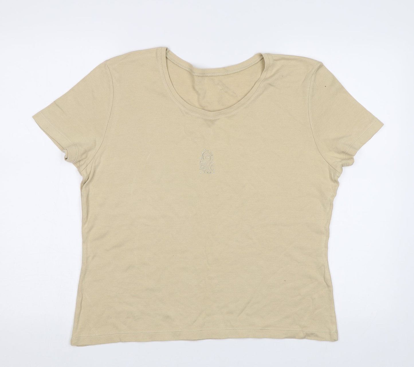 Mackays Womens Beige   Basic Polo Size XL