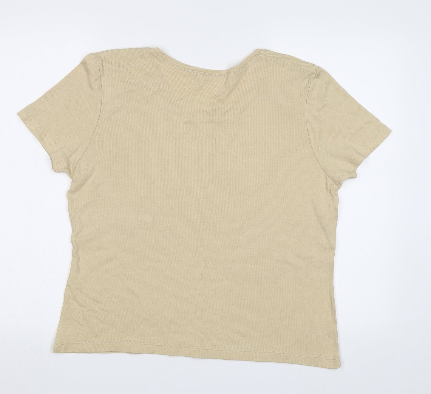 Mackays Womens Beige   Basic Polo Size XL