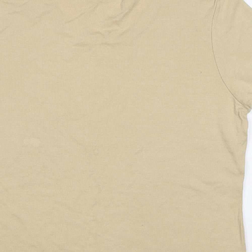 Mackays Womens Beige   Basic Polo Size XL