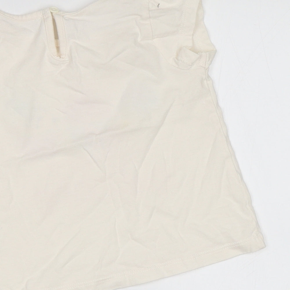 Matalan Baby Beige   Basic T-Shirt Size 12-18 Months  - Cupcake
