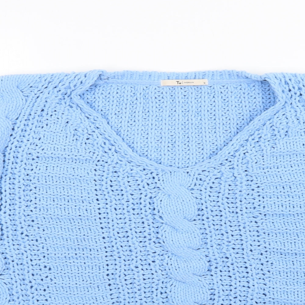 TU Womens Blue   Pullover Jumper Size 16