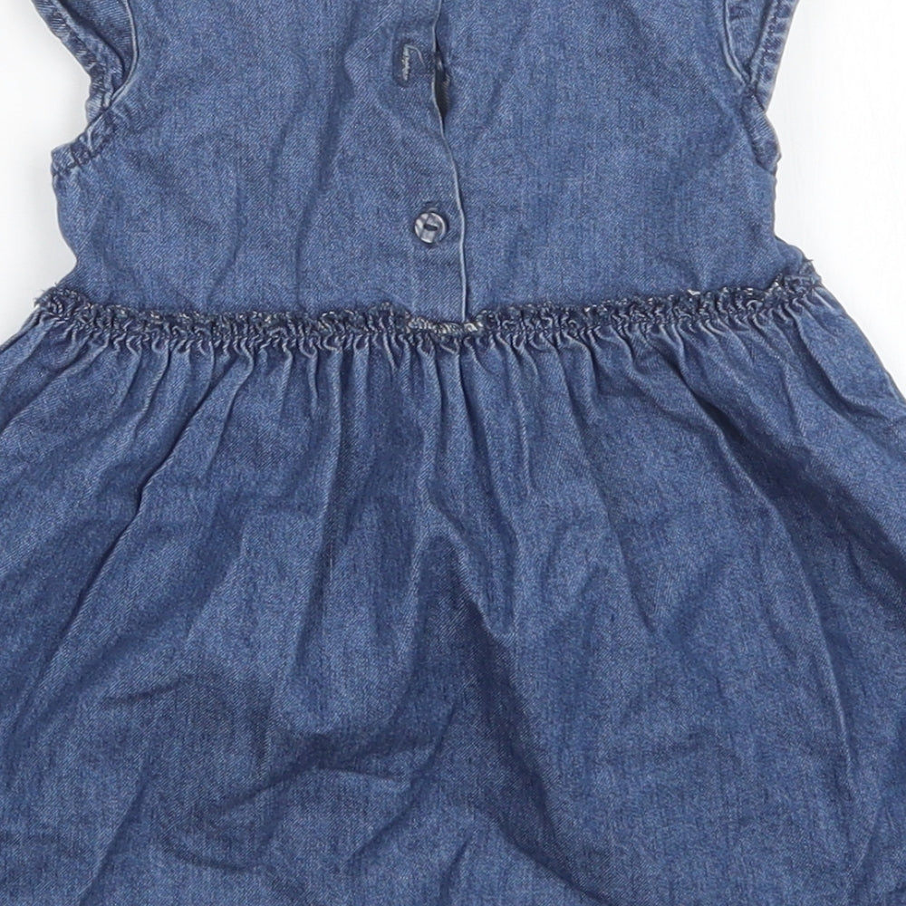 NEXT Girls Blue   A-Line  Size 6-9 Months