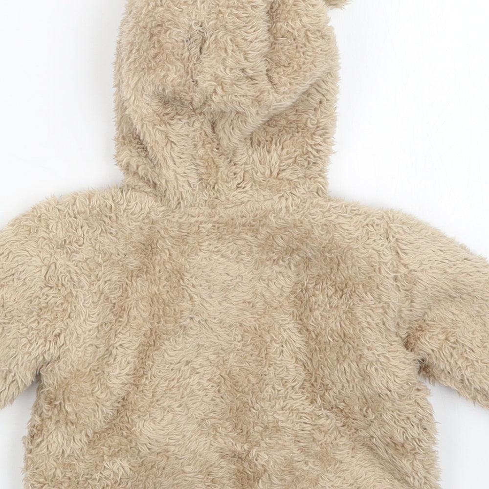 rocha Baby Brown   Full Zip Jumper Size 0-3 Months