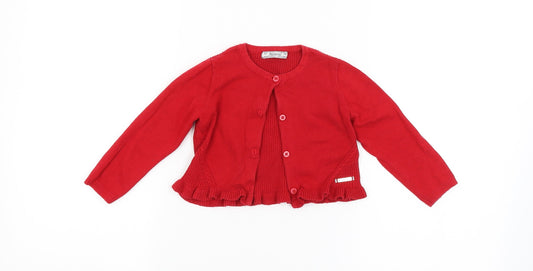 Mayoral Baby Red   Cardigan Jumper