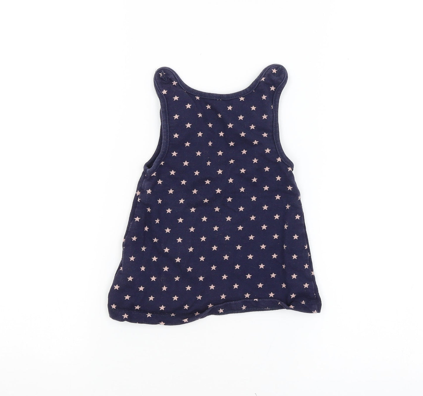 Blue Zoo Girls Blue Geometric  Dungaree One-Piece