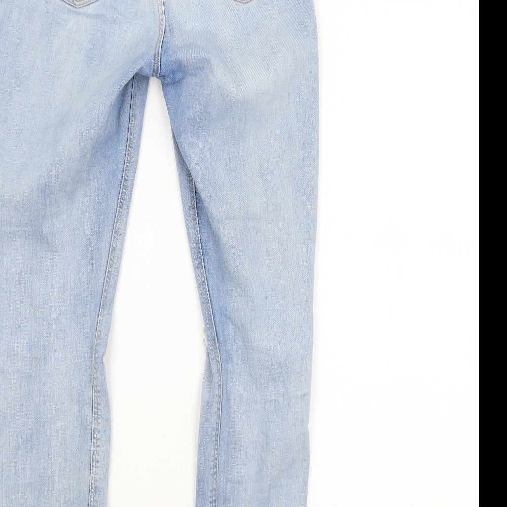 DENIM CO. Womens Blue   Straight Jeans Size 12 L28 in