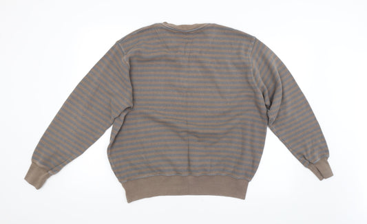 Thomas Bell Mens Multicoloured Striped  Pullover Jumper Size L