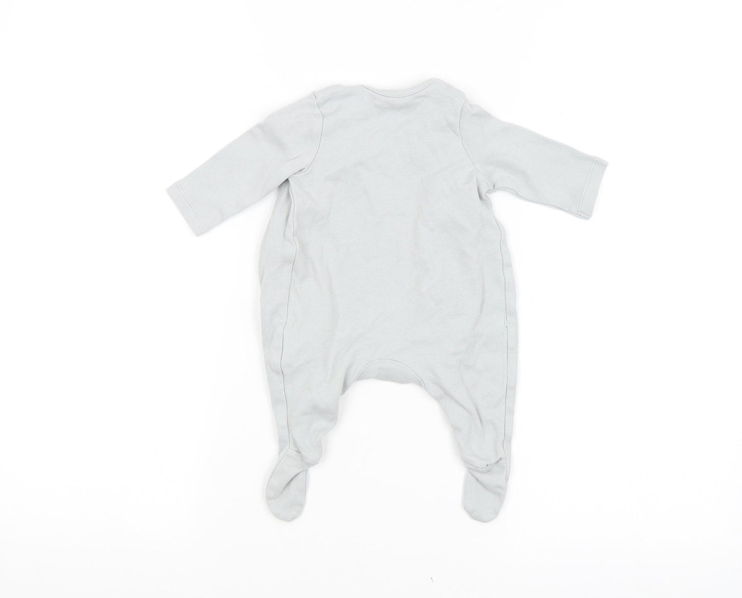 LILY & DAN Baby Grey   Babygrow One-Piece Size 0-3 Months