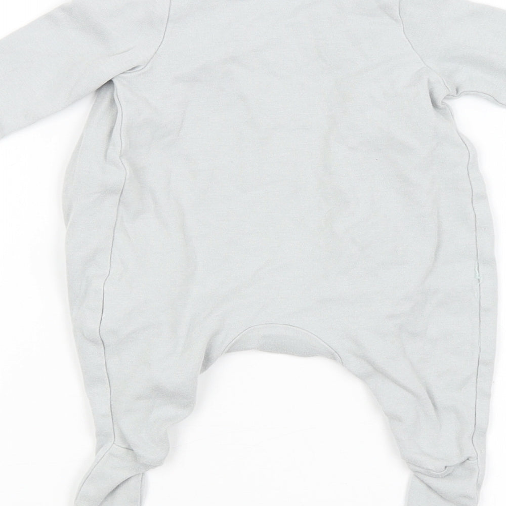 LILY & DAN Baby Grey   Babygrow One-Piece Size 0-3 Months